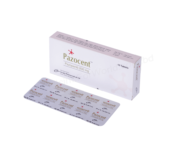 Tablet  Pazocent 200 mg(10 pcs)
