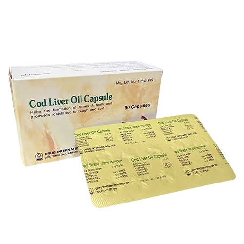Capsule Cod Liver Oil 600 IU+85 IU+0.3 IU
