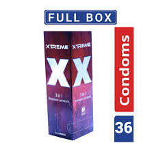 Condoms Xtreme 3 in 1 Premium (MRP 1080) (1 Box)