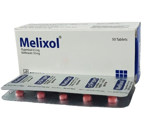 Tablet  Melixol 0.5mg+10mg (50 Pcs)