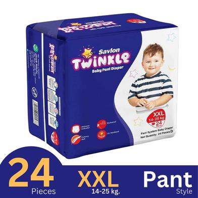 Diaper Savlon Twinkle Baby Pant Diaper XXL 14-25 kg 24 pcs