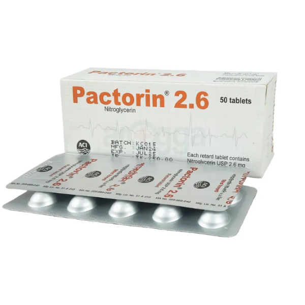 Tablet  Pactorin Retard 2.6mg (50 pcs)