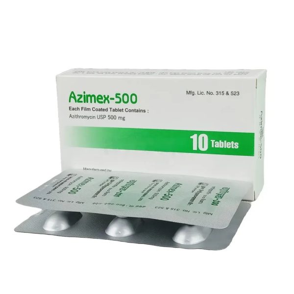 Tablet  Azimex 500mg (10 Pcs)