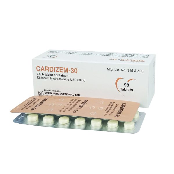 Tablet Cardizem 30mg (98 Pcs)
