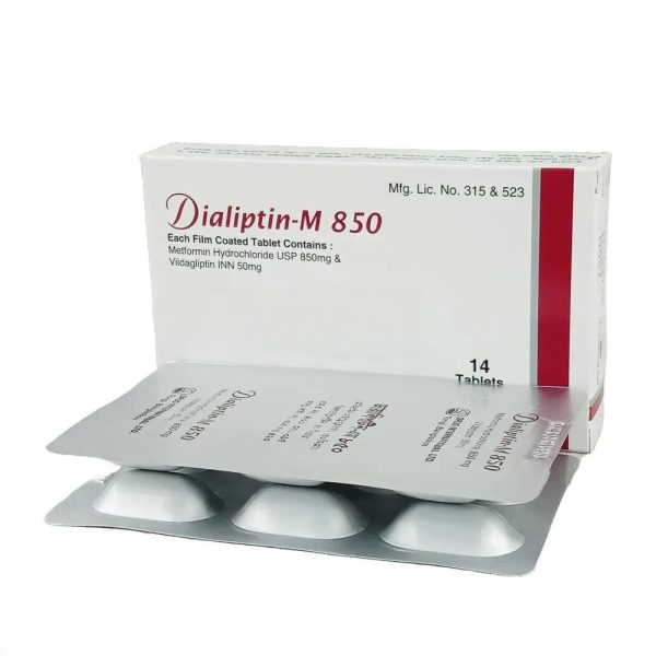 Tablet Dialiptin-M 850 50mg+850mg (14 Pcs)