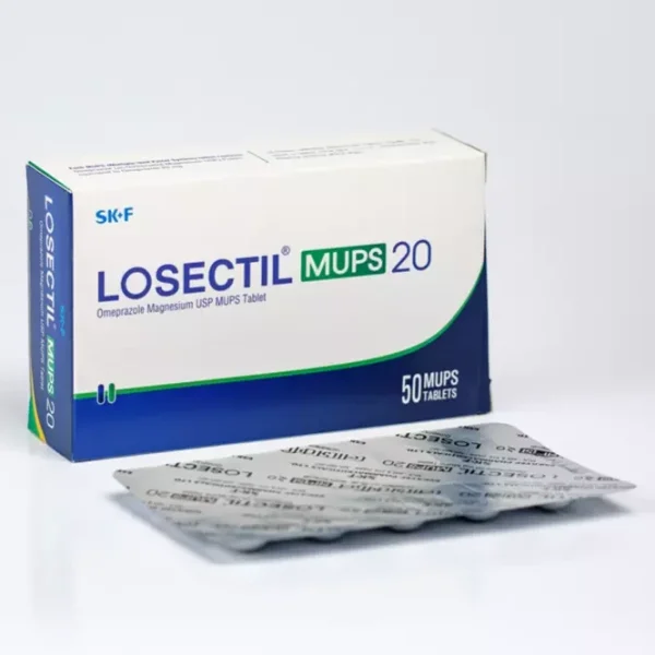 Tablet  Losectil Mups 20mg (50 Pcs)