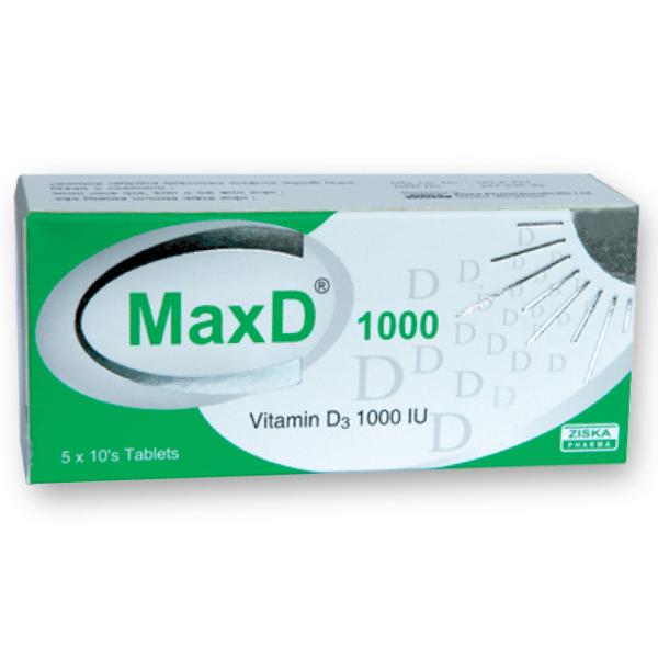 Tablet  MaxD 1000iu (50 Pcs)