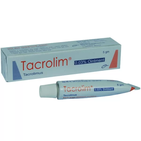 Ointment  Tacrolim 0.03%/5 gm