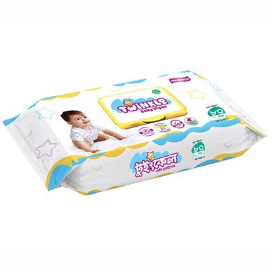 Wipes Twinkle Baby Wipes Pouch (MRP 200) (80 Pcs)