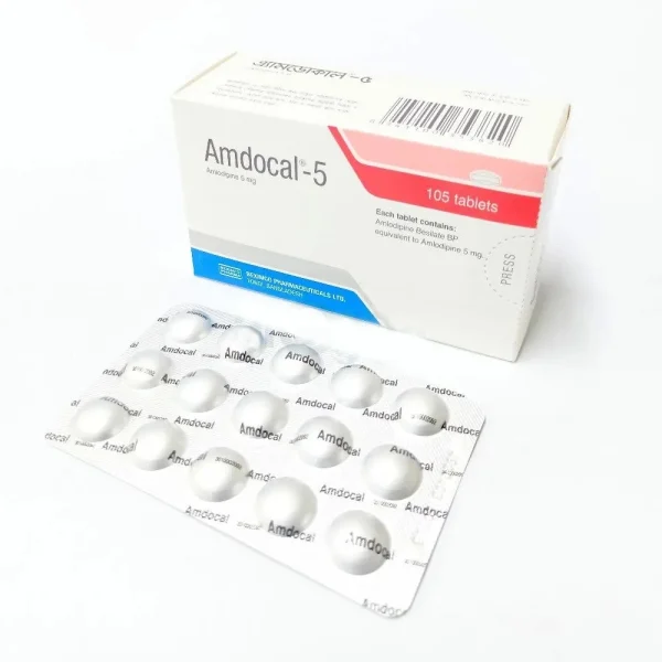 Tablet  Amdocal (MRP 577.5) 5mg (105 Pcs)