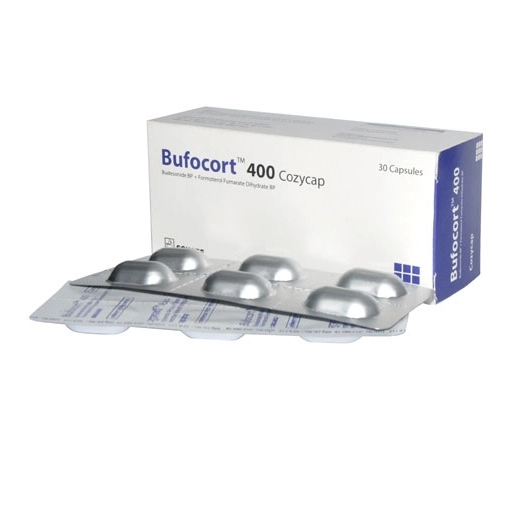 Cozycap Bufocort (MRP 421.5) 400mcg+12mcg (30 Pcs)