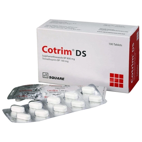 Tablet  Cotrim DS (MRP 266) 800mg+160mg (100 Pcs)