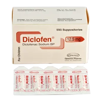 Suppository Diclofen 12.5mg