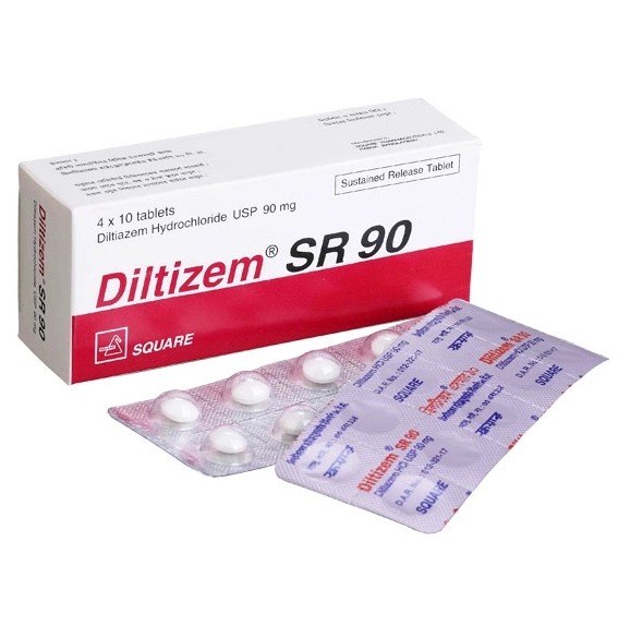 Tablet  Diltizem SR 90 gm (40 Pcs)