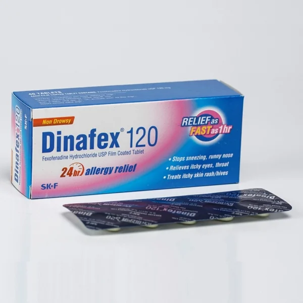Tablet  Dinafex (MRP 360) 120mg (40 Pcs)