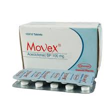 Tablet  Movex (MRP 500) 100mg (100 Pcs)