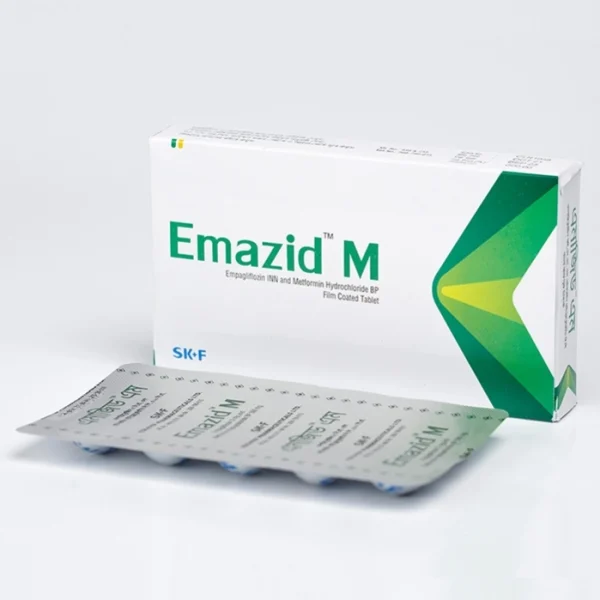 Tablet  Emazid M (MRP 450) 5mg+500mg (30 Pcs)