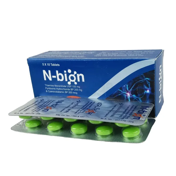 Tablet Neurobest (MRP 600) 100mg+200mg+0.2mg (60 Pcs)