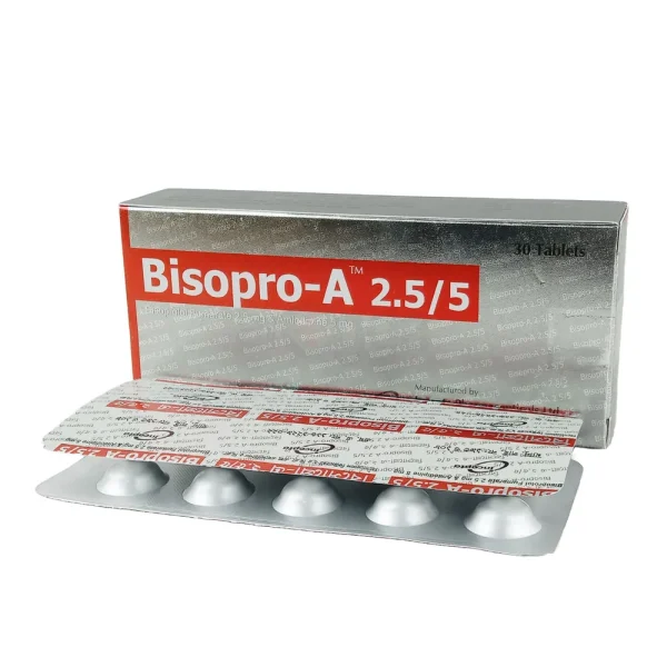 Tablet  Bisoren M 2.5mg+5mg (Mrp 210)