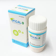 Tablet  Ipical-D Pot 500mg+200iu (30 Pcs)