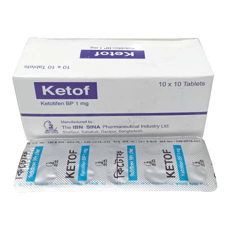 Tablet  Ketof 1mg (100 Pcs)