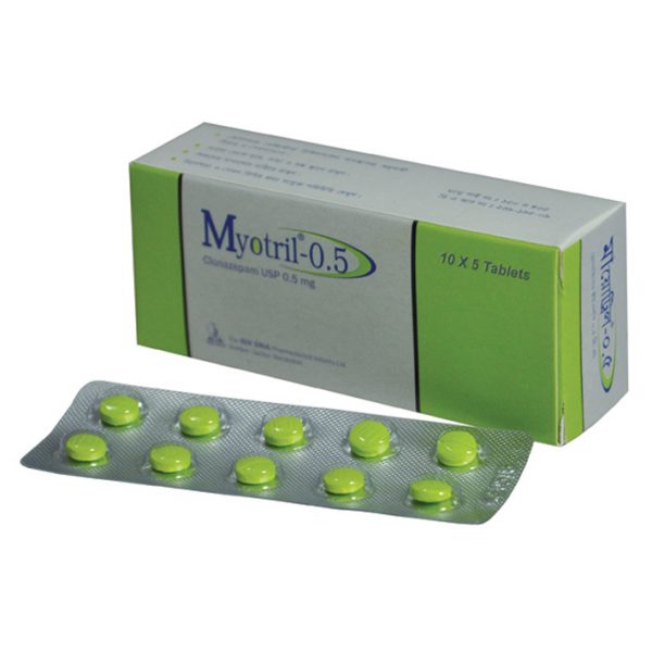 Tablet  Myotril 0.5 mg (50 Pcs)