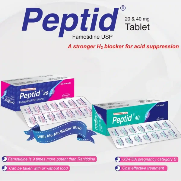 Tablet  Peptid 20mg (140 Pcs)