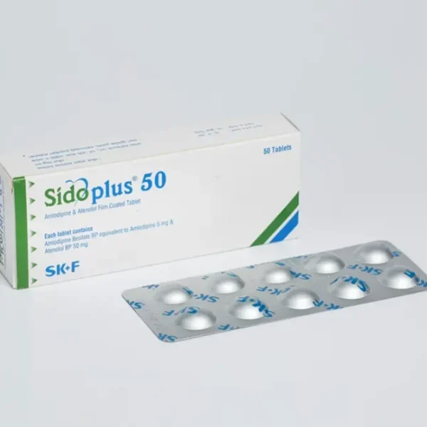 Tablet  Sidoplus (MRP 400) 5mg+50mg (50 Pcs)