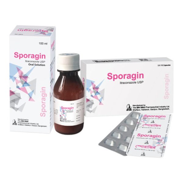 Capsule Sporagin 100 mg (30 Pcs)
