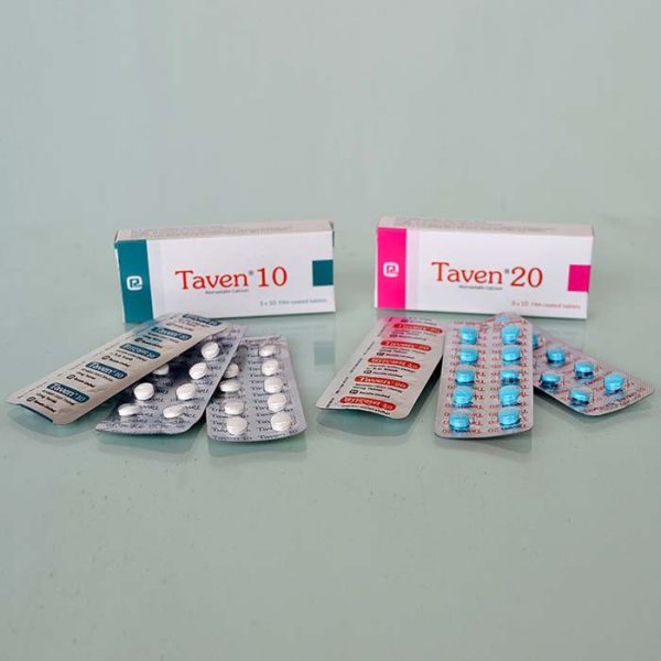 Tablet  Taven (MRP 600) 20mg (30 Pcs)