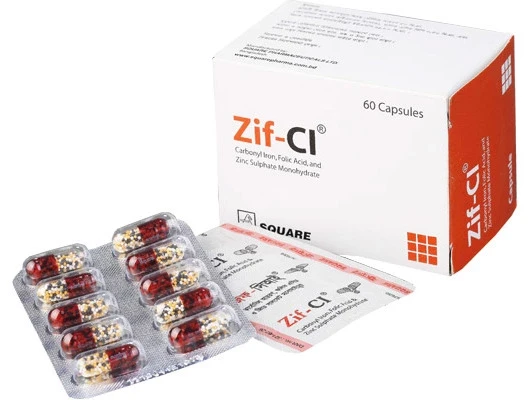 Capsule Zif-CI 50 mg+0.50 mg+61.80 mg(60 Pcs)