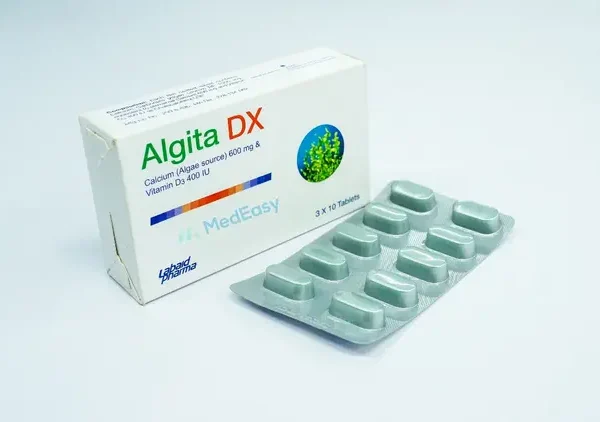 Tablet  Algita DX (MRP 480) 600 mg+400 IU (30 Pcs)