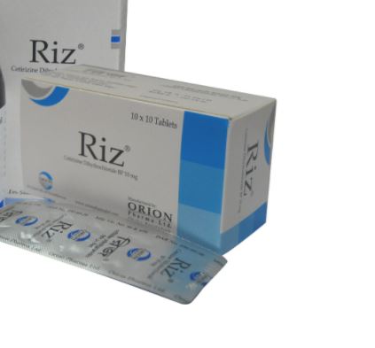 Tablet  Riz 10mg (100 Pcs)