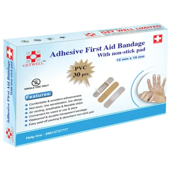 Surgical Adhesive First Aid Bandage (MRP 140) (100 Pcs)