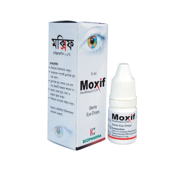 Eye Drop Moxif 0.5% (Mrp 115) 5ml (1 Pcs)