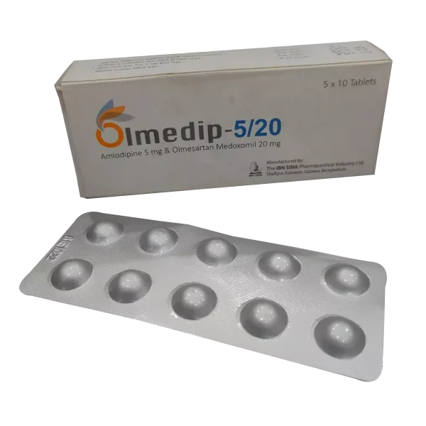 Tablet  Olmedip 5/20mg (50 Pcs)