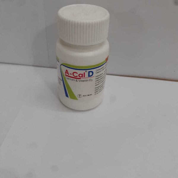 Pot (Tablet) A-Cal D 30pcs (mrp 210) 500mg+200IU (30 Pcs)