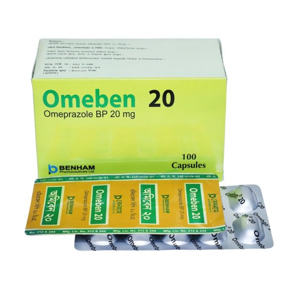 Capsule Omeben 20mg (100 Pcs)