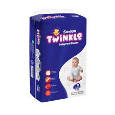 Diaper Savlon twinkle baby pant diaper 6-12 kg M5 (5 Pcs)