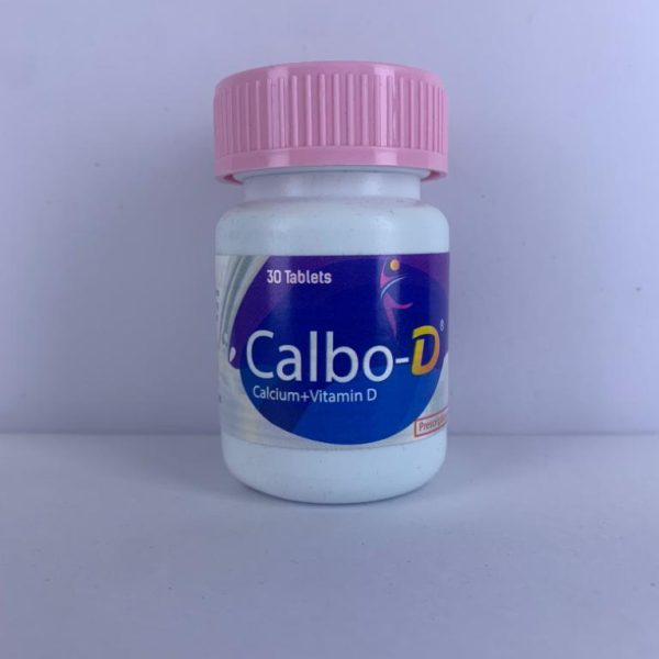 Pot (Tablet) Calbo-D(MRP 240) 500mg+200IU (30 Pcs)