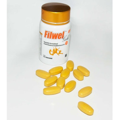Pot (Tablet) Filwel Gold Pot (MRP 360) (30 Pcs)