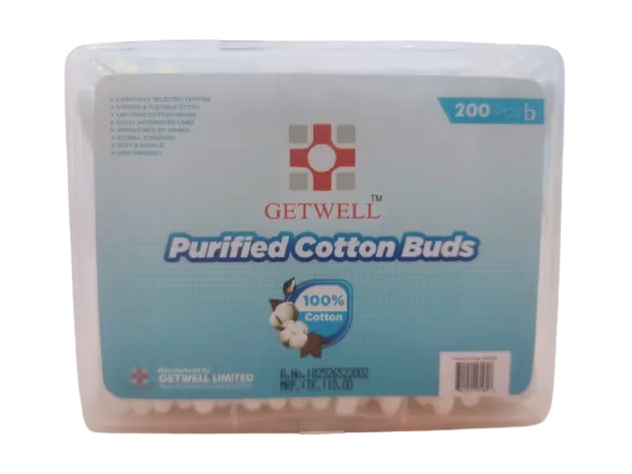 Surgical Purified Cotton Buds (200 Pcs)