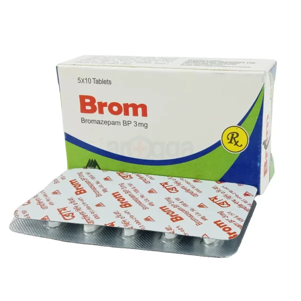 Tablet  Brom 3mg (50 Pcs)