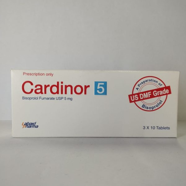 Tablet  Cardinor (MRP 345) 5mg (30 Pcs)