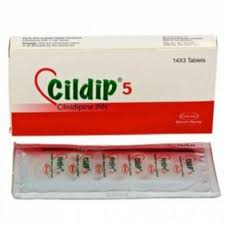 Tablet  Cildip 5mg (MRP 448) (56 Pcs)