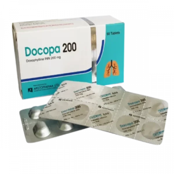 Tablet  Docopa (MRP 800) 200mg (100 Pcs)
