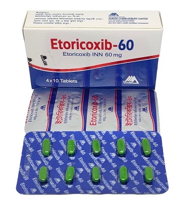 Tablet  Etoricoxib (Albion) 60mg (40 Pcs)