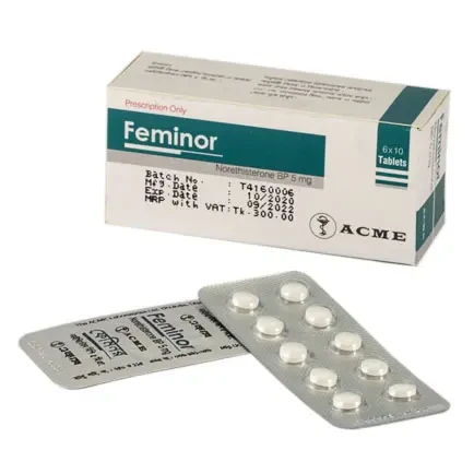 Tablet  Feminor 5mg (60 Pcs)