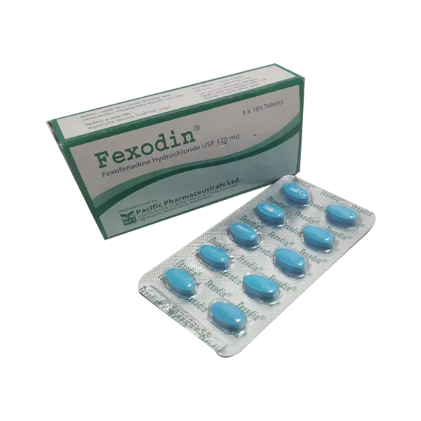 Tablet  Fexodin (MRP 270) 120mg (30 Pcs)