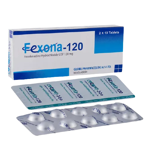 Tablet  Fexona (Mrp 160) 120mg (20 Pcs)